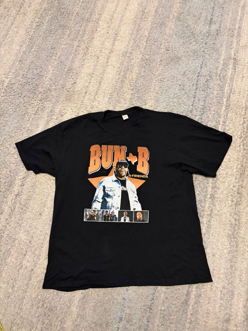 Bun B & Friends Southern Takeover Houston Rodeo 2023 T-Shirt Mens XXL Concert